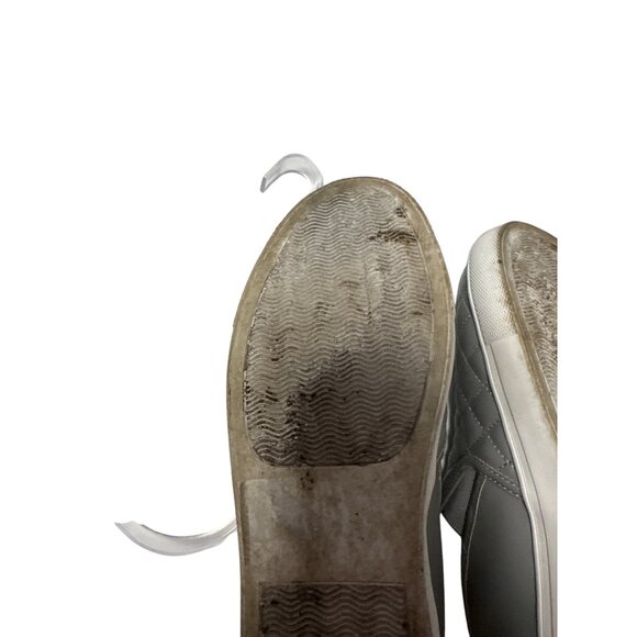 Steve Madden Womens Gray Quilted Slip-On Sneakers Size 10M - Picture 15 of 15